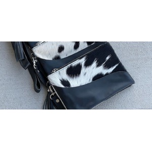 Western Tooled Leather Clutch Purse <b>Black</b> Croc Embossed Handbag Floral Carved Cowgirl Wallet Shoulder Crossbody <b>Bag</b> - Product Image 2