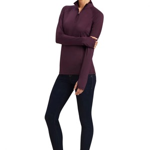 Chemise d'équitation pour femmes personnalisée OEM, imprimée, de haute qualité, manches longues, 100% polyester - Product Image 3