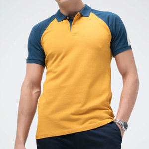Chemises de golf pour hommes de qualité supérieure, personnalisées, en polyester/coton, anti-rides, tricotées, décontractées, à manches courtes - Product Image 1