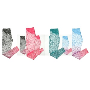 Leggings de yoga taille mi-haute pour femmes grande taille Power Punch, coton/fibre de bambou, antibactérien, respirant, anti-accrocs - Product Image 6
