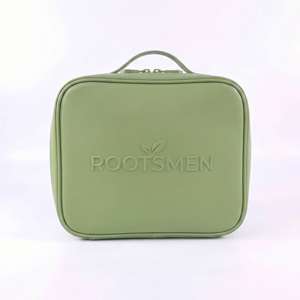 Sac de voyage cosmétique tendance en PVC gaufré, étanche, avec fermeture éclair, grande capacité, à suspendre, dimensions H19xL25xP12cm - Product Image 3
