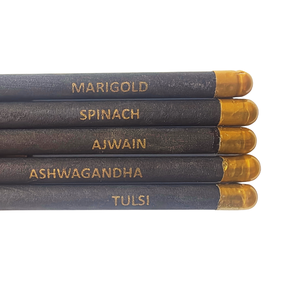 Crayon Plantable Personnalisé à Faible MOQ avec Logo Créatif Vert et Graines de Souci, Cadeaux Promotionnels Innovants pour Enfants - Product Image 2
