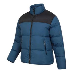 Chaqueta de Plumón para Hombre con Cuello Alto y Burbujas Brillantes, Chaqueta de Moda al por Mayor con Capucha, Chaqueta de Exterior con Logotipo Personalizado - Product Image 3