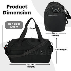 Sacs de sport en polyester pour la gym, faible MOQ, sacs de sport confortables, sacs de sport de haute qualité pour hommes - Product Image 2