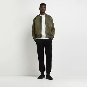 Professionally Manufactured Fashionable High Quality Streetwear <b>Canvas</b> Winter Satin <b>Jacket</b> for Men Breathable Waterproof - Product Image 2