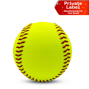 เครื่องยิงลูกเบสบอลจากโรงงานโดยตรง เย็บด้วยหนังสังเคราะห์ รับผลิตตามแบบ (OEM)  โลโก้สั่งทำได้ ทนทาน ผลิตจาก PU แกนลูกเบสบอลทำจากไม้ก๊อก - Product Image 1