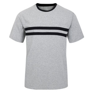 Ensemble T-shirt et short décontracté pour homme, vert olive imprimé, élégant pour l'été, avec passepoil contrastant, idéal pour le quotidien ou la détente - Product Image 5