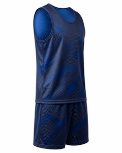 Débardeur de basketball respirant en maille pour homme, col en V, manches courtes, grande taille, écologique, léger, 100 % polyester, imprimé par sublimation - Product Image 4