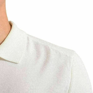 Camisa Polo Blanca Sólida para Hombre, Manga Corta, Transpirable, Informal, para Verano, Golf, Tenis - Product Image 5