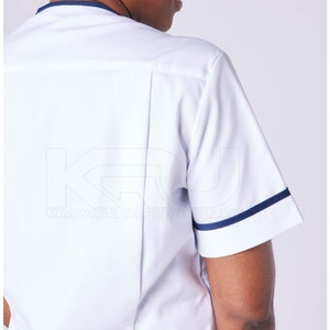 Personnel d'entretien ménager personnalisable de haute qualité, polyester/coton, confortable, manches longues, unisexe, hôtel, travail, réception, service client - Product Image 4