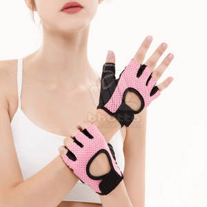 Nuevos Guantes Deportivos de Moda para Gimnasio, Fitness, Entrenamiento, de Medio Dedo, de Cuero, Antideslizantes, para Levantamiento de Pesas y Uso en Exteriores - Product Image 6