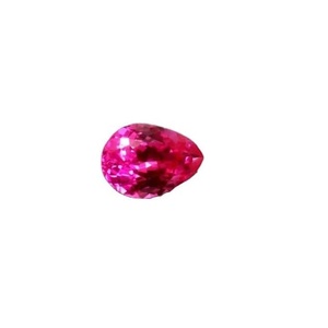 Pierre précieuse rubis taillée en poire, extraite de la terre, non chauffée et non traitée, 8,4 carats, rose, pierre brute certifiée, facettée, écologique, pour mariage - Product Image 1