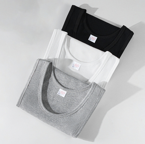 Débardeur côtelé sans manches en coton élastique de haute qualité, personnalisable avec logo, confortable, pour hommes, idéal pour la gym et le fitness, équipement de sport robuste. - Product Image 6