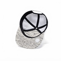 Casquette de baseball de haute qualité avec logo brodé personnalisé, tissu camouflage imperméable, perforée, pour le golf, le tennis, les sports de plein air