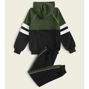 Conjunto Deportivo Personalizado para Niños, Sudadera con Capucha y Pantalones Deportivos de Algodón Transpirable - Product Image 3