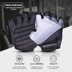 Guantes Deportivos Unisex Personalizados, Ligeros, de Medio Dedo, Antideslizantes, Elásticos en 4 Direcciones, Transpirables, con Cordones, para Levantamiento de Pesas - Product Image 6