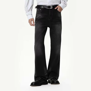 กางเกงยีนส์ยี่ห้อ Yali Vibe Spot ทรง Baggy Fit ขาตรง เอวกลาง ผ้าหนา สำหรับฤดูหนาวและฤดูใบไม้ร่วง ผู้ชาย - Product Image 4