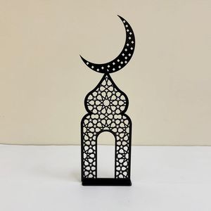 Décorations de table en métal pour le Ramadan, minarets noirs avec revêtement en poudre, élégants et durables pour l'intérieur, couleurs/tailles personnalisées disponibles - Product Image 4