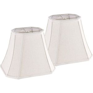 Paralume Vintage a Forma di Ragno in Tessuto Beige Medio con Angoli Tagliati per Lampade da Tavolo e da Terra, Stile Elegante e Vintage - Product Image 1