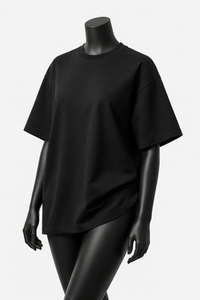 T-shirts en coton personnalisés pour femmes, coupe classique, respirants, à séchage rapide, en mélange de molleton, col rond, décontractés pour l'été - Product Image 2