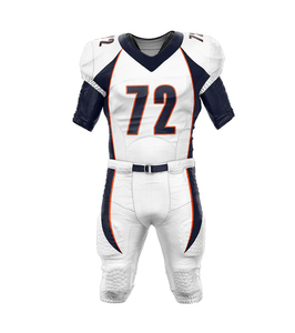 Wholesale American Less Price Customized New Brand Reflective Polyester American Football Uniform Factory Direct Supply - Product Image 1