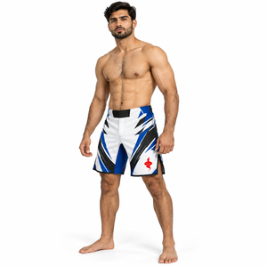 Modern Performance Men MMA <b>Shorts</b> Quick Dry Fabric Flexible Movement Athletic Clothing For Grappling And <b>Kickboxing</b> Practice - Product Image 1