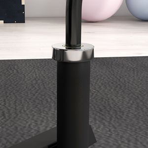 Rack regolabile in metallo per kettlebell con capacità di 660 libbre. Capacità Nera - Product Image 6