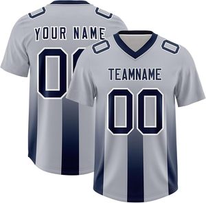 Fournisseur professionnel de maillots de football américain en polyester, logo personnalisé, transfert thermique, anti-plis, vêtements de sport pour hommes, fournisseur pro - Product Image 6
