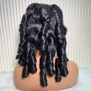 Perruques Lace Front de cheveux humains bouclés ondulés de qualité supérieure 5*5 HD perruques Lace Front pour les femmes noires meilleur prix - Product Image 3