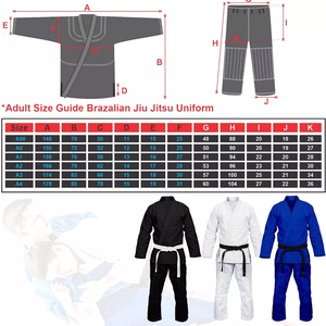 ชุดยูโดบราซิลเลียนยิวยิตสู กิโมโน ยูนิเซ็กซ์ ชุดยูนิฟอร์ม BJJ ปรับแต่งได้ ชุด MMA กราเซีย บาร์รา คาราเต้ และยูโด ลดราคา - Product Image 4
