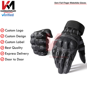 Gants de moto légers, matériau respirant et durable, ajustement confortable, protection renforcée de la paume pour les motards - Product Image 2