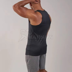 เสื้อกล้ามออกกำลังกายผู้ชาย ดีไซน์ล่าสุด ราคาขายส่ง ผลิตจากวัสดุคุณภาพดี ระบายอากาศได้ดี - Product Image 4