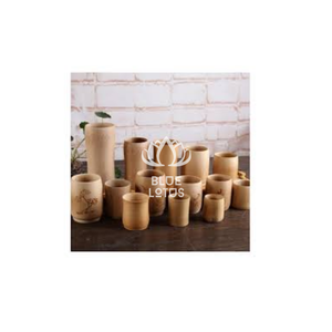 NUEVO Vaso de Bambú Premium Ecológico Reutilizable, Vaso Natural para Bebidas para el Hogar, Cafeterías y Suministro al por Mayor para Exportación - Product Image 1