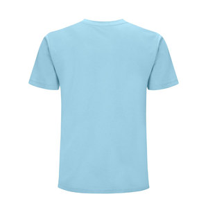 Camiseta Casual Elegante de Cuello Redondo para Hombre, Tejido de Poliéster Premium, Manga Corta Plisada, Transpirable, 180g, Moda Diaria - Product Image 6