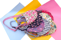 Sac bandoulière en coton matelassé fait main, imprimé floral et oiseaux, sac à bandoulière bohème, sac à main léger pour tous les jours, cadeau pour elle