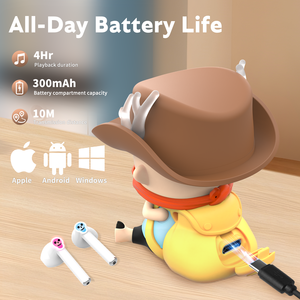 Sáng tạo 3-in-<span class=keywords><strong>1</strong></span> dễ thương KOTION mỗi TWS earbud với Keychain Led Pin chỉ số phim hoạt hình đồ chơi Quà tặng cho trẻ em món quà giáng sinh ý tưởng - Product Image 2