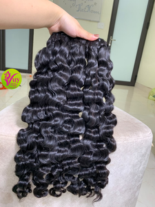 Extensiones de Cabello Vietnamita 100% Natural, Ondulado y Rizado, Largo, Color Natural, Precio al por Mayor, Más Vendidas - Product Image 5
