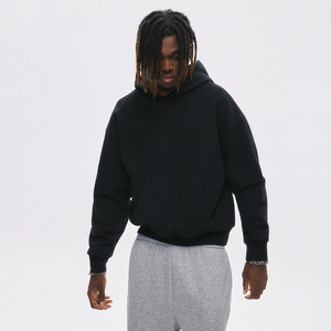 Bulk Unisex <b>Fleece</b> Sstreetwear Tracksuit Custom Logo High Quality Plain Heavyweight <b>Oversized</b> French Terry Cotton <b>Hoodie</b> for <b>Men</b> - Product Image 2