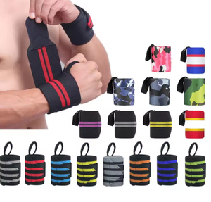 2 Piezas de Muñequeras Elásticas Unisex Ecológicas y Resistentes al Desgaste, Soporte Ajustable para Muñeca para Levantamiento de Pesas y Entrenamiento - Product Image 5