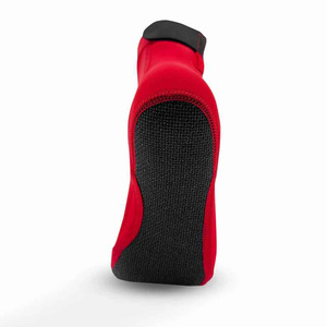 High Quality Red Neoprene Crew Ankle <b>Socks</b> Anti-Slip Eco-Friendly Quick Dry <b>Custom</b> Logo 3mm Thick for Cycling Basketball Beach - Product Image 4