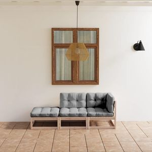 Ensemble de salon de jardin modulaire carré moderne avec design contemporain - Product Image 1