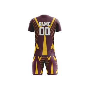Vente directe d'usine, uniforme de football personnalisé par sublimation pour hommes, uniforme de football 100% polyester - Product Image 4