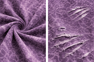 Camiseta Morada Vintage Personalizada, Lavada y Desgastada, de Algodón, Estilo Urbano, Unisex, OEM, Venta al Por Mayor - Product Image 4