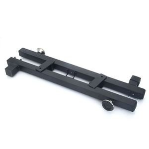 Supporto per Chitarre Pieghevole in Tre Parti in Metallo Nero Flessibile e Multiplo - Product Image 5