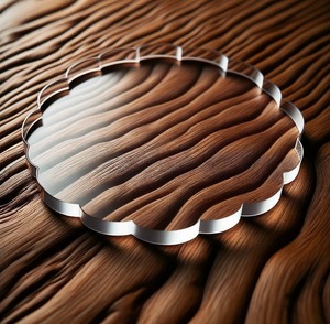 ชุดจานรองแก้วอะคริลิกใส ทนความร้อน - Product Image 1