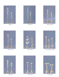 Juego de Portavelas de Metal Ecológico Moderno y de Lujo, Hecho a Mano, Resistente al Calor, Decoración para Bodas y Navidad - Product Image 2