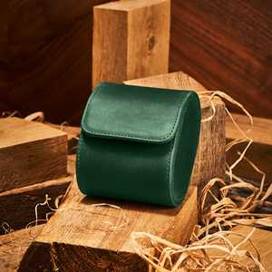 Estuche de Alta Calidad para Reloj de Una Sola Pieza, Hecho a Mano con Cuero Genuino de Vaca de Grano Completo, Estuche de Almacenamiento Duradero para Hombre, Ideal para Regalo - Product Image 3