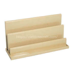 Porte-documents en laque pour accessoires d'affaires personnalisés faits à la main, organisateur de bureau de luxe pour les professionnels modernes - Product Image 2