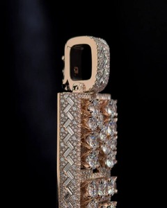 Custom Vertical Letter <b>Pendant</b> 925 <b>Silver</b> Iced Out <b>Pendant</b> VVS Moissanite Two Tone Hip Hop <b>Pendant</b> Custom <b>Initial</b> Letter <b>Pendant</b> - Product Image 5