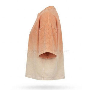 T-shirt oversize délavé au soleil pour femme, en coton doux, col rond, décontracté, mode quotidienne, t-shirt en coton délavé au soleil - Product Image 3